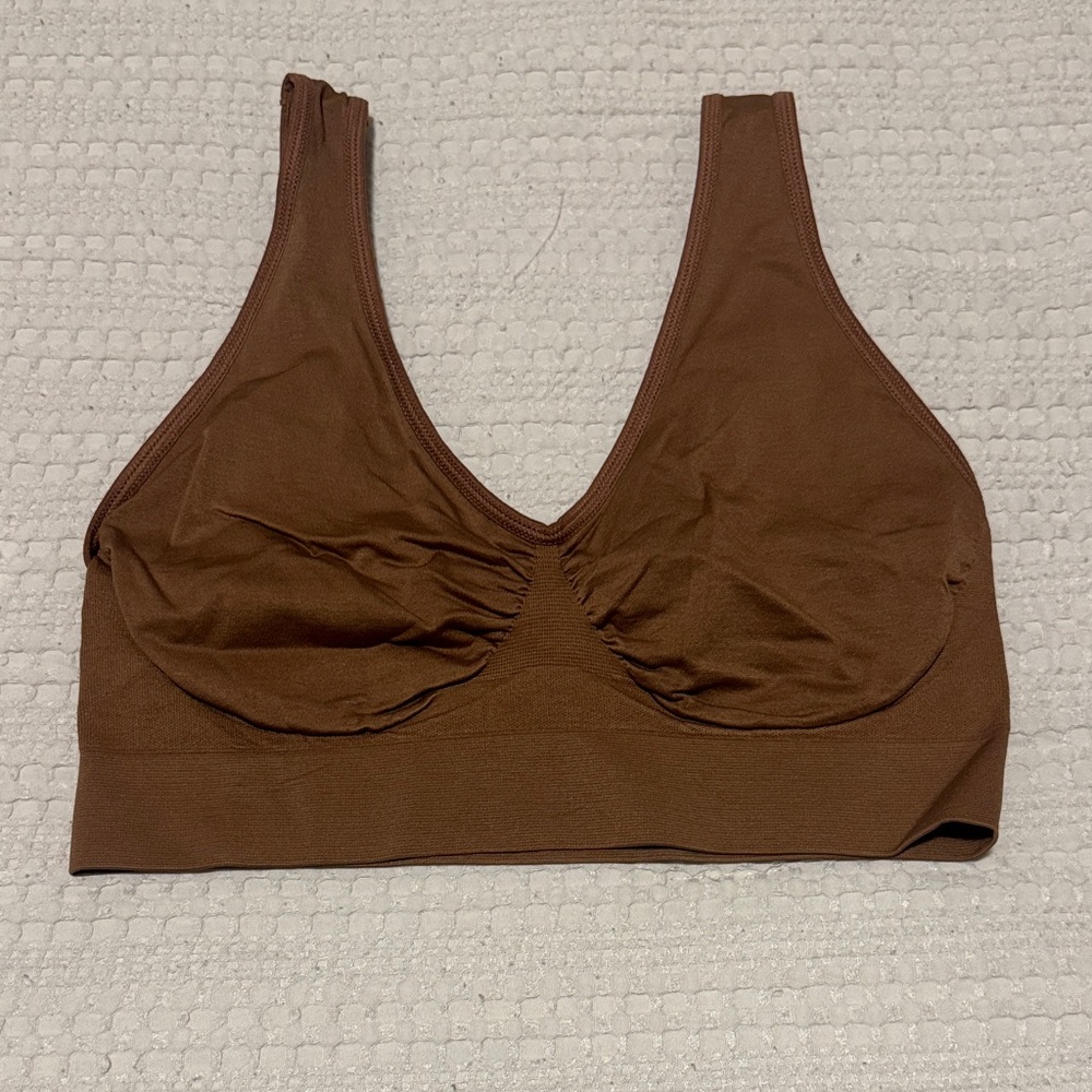 🆕 Rhonda Shear Chocolate Seamless Bralette. Brand New in Packaging! 💥💥